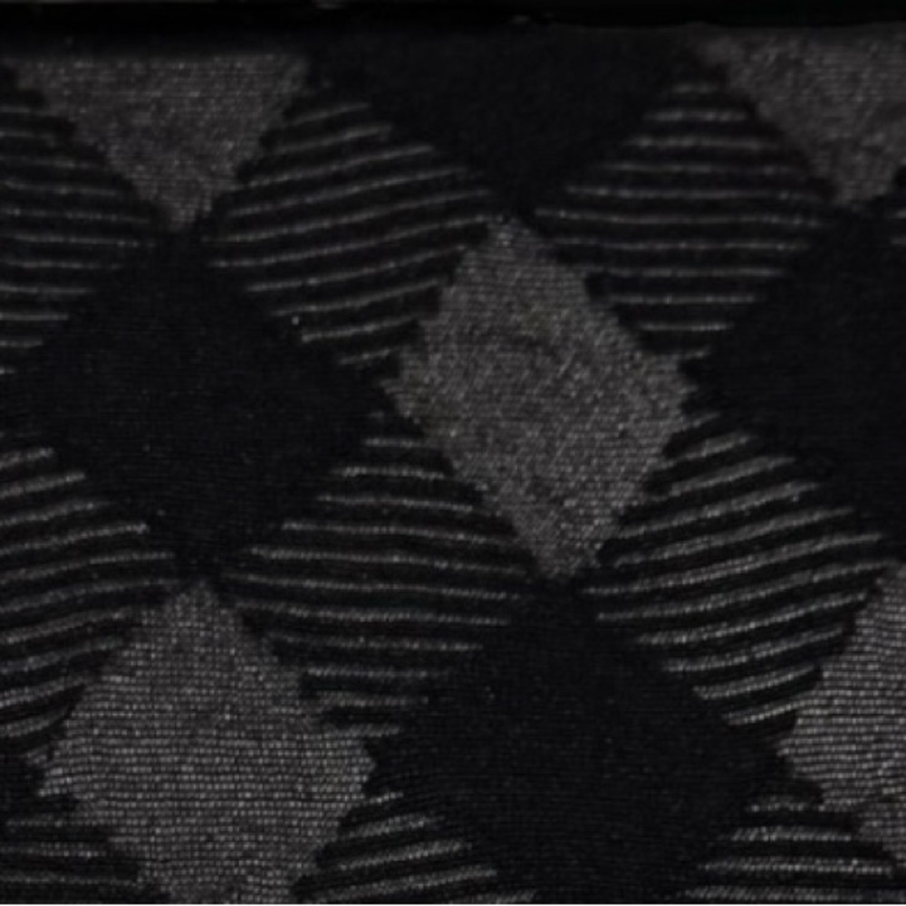 🆕J.Crew Buffalo Check Black Sheer Socks - Picture 2 of 12
